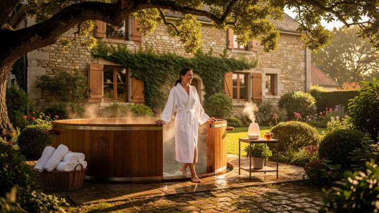 Spa privatif dans une chambre d'hôtes du Pays de Retz pour un week-end bien-être relaxant