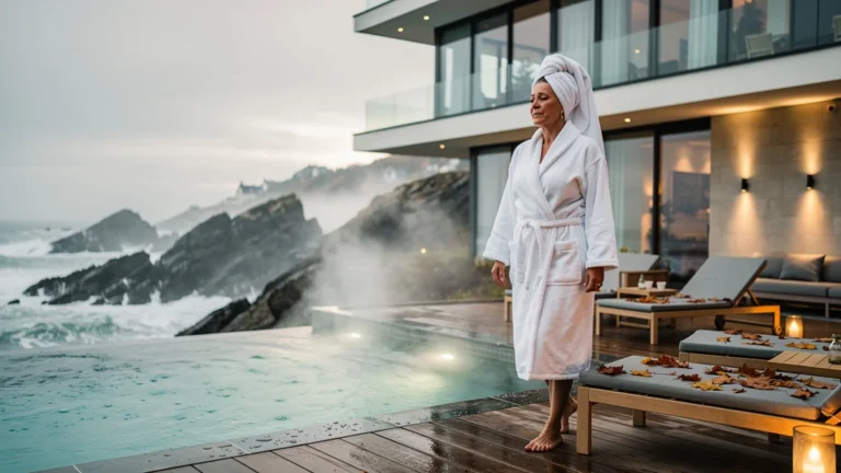 Test sur trois jours d'un hôtel-spa à Saint-Marc-sur-Mer en novembre, vue extérieure hyper-réaliste