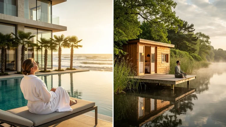 Comparaison entre hôtel-spa de Pornichet et cocon bien-être au bord de l’Erdre pour détente optimale