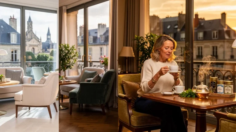Comparaison des tisaneries détente de quatre hôtels nantais du matin au soir, ambiance relaxante et élégante